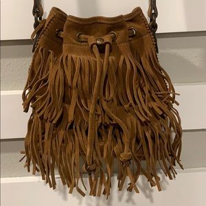 Patricia Nash Leather fringe bag